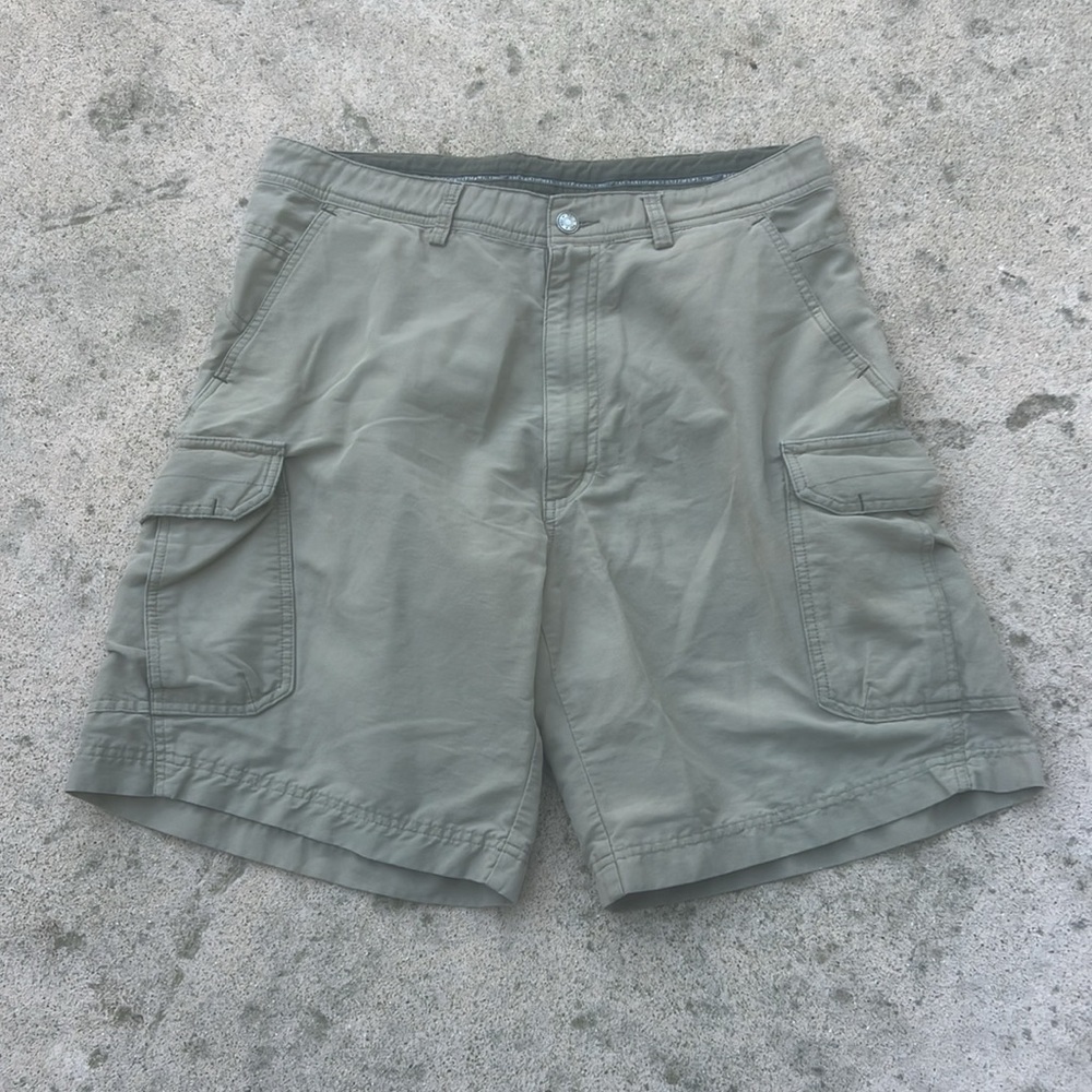 REI Men's Tan Cargo Hiking Shorts Size 34